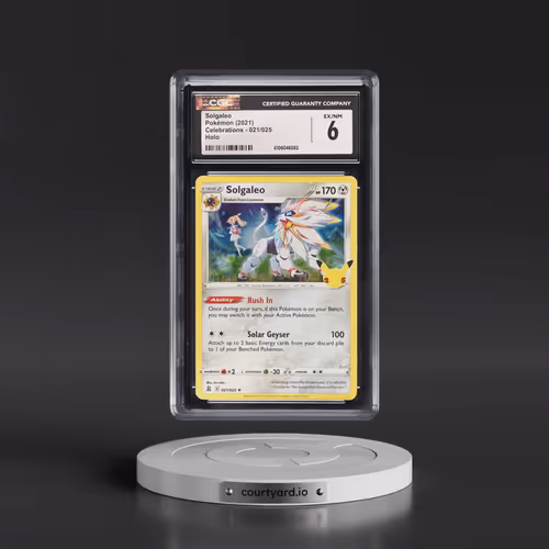 2021 Celebrations #021/025 Solgaleo - Holo (CGC 6 EX-NM)