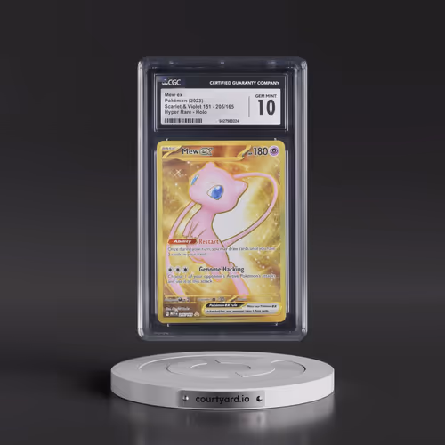 2023 Scarlet & Violet 151 - MEW EN #205/165 Mew ex - Hyper Rare Holo (CGC 10 GEM MINT)