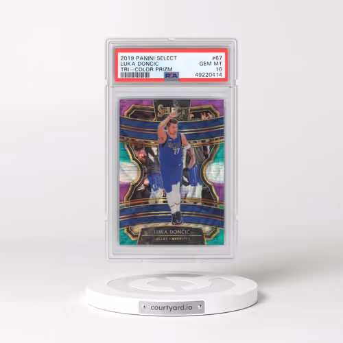 2019 Panini Select #67 Luka Doncic - Tri-Color Prizm (PSA 10 GEM MINT)