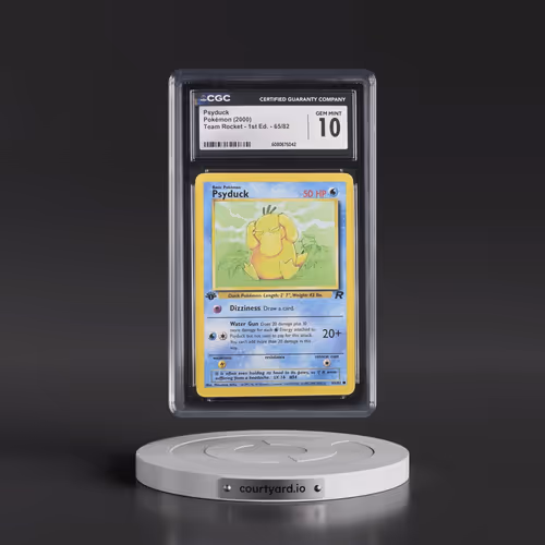 2000 Team Rocket #65/82 Psyduck - 1st Edition 1st Edition (CGC 10 GEM MINT)