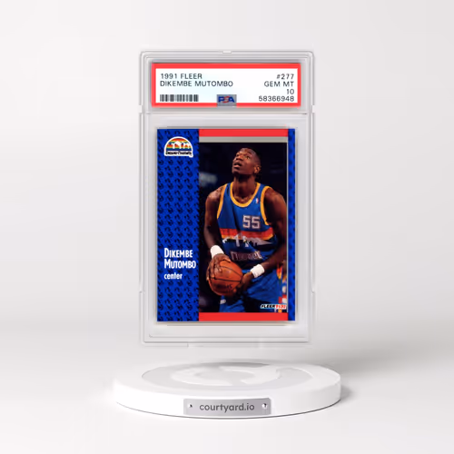 1991 Fleer #277 Dikembe Mutombo (PSA 10 GEM MINT)