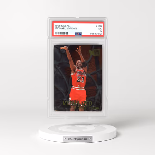 1996 Metal #128 Michael Jordan (PSA 5 EX)