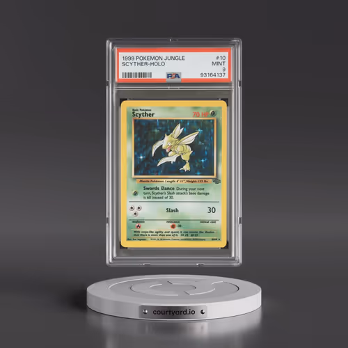 1999 Pokémon Jungle #10 Scyther - Holo (PSA 9 MINT)