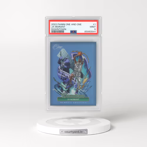 2022 Panini One and One Downtown #1 Ja Morant (PSA 9 MINT)