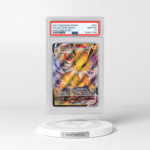 2021 Pokémon Sword & Shield Evolving Skies #051 Jolteon Vmax - Full Art (PSA 10 GEM MINT)