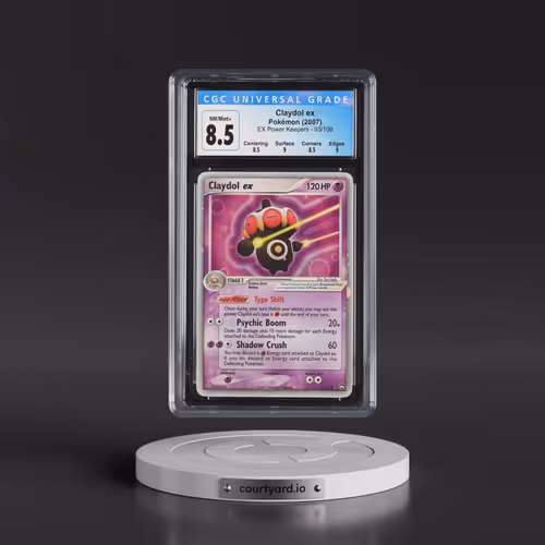 2007 Pokémon EX Power Keepers #93 Claydol EX - Holo Holo (CGC 8.5 NM-MT+)