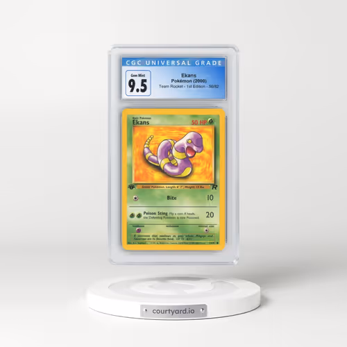 2000 Team Rocket #56/82 Ekans - 1st Edition 1st Edition (CGC 10 GEM MINT)