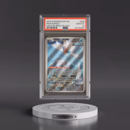 2023 Pokémon Svp EN-SV Black Star Promo #066 Iron Bundle - Paradox Rift Elite Trainer Box-Iron Valia