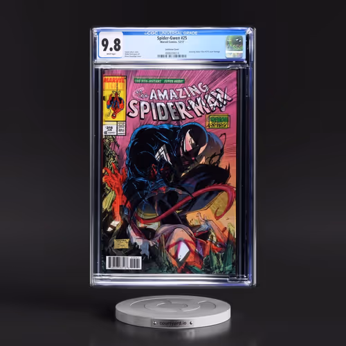 Spider-Gwen #25 CGC 9.8 White Pages (Marvel Comics, 12/17) - Universal Lenticular Cover