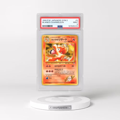 1999 Pokémon Gym 2 #5 Blaine's Charmeleon (PSA 9 MINT)