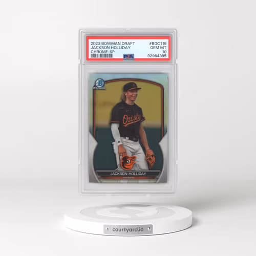2023 Bowman Draft #BDC118 Jackson Holliday - Chrome-SP (PSA 10 GEM MINT)