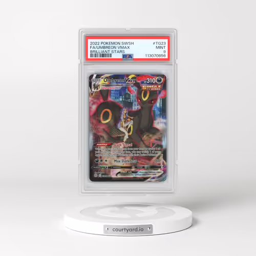 2022 Pokémon Sword & Shield Brilliant Stars #TG23 Umbreon Vmax - Full Art (PSA 9 MINT)