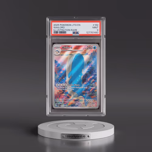 2025 Pokémon Jtg EN-Journey Together #162 Wailord - Illustration Rare (PSA 9 MINT)
