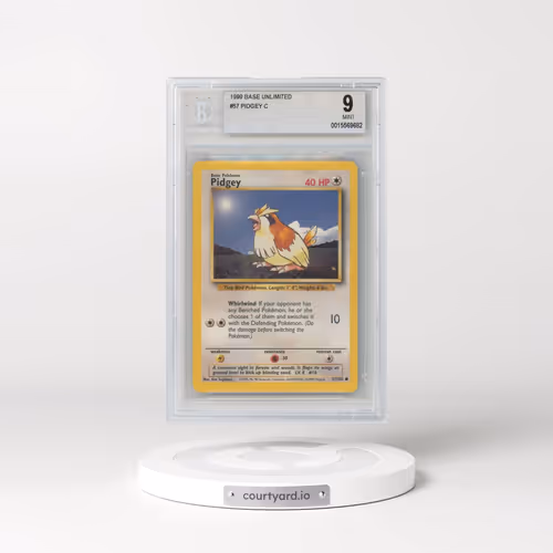 1999 Base Set #57 Pidgey (BGS 9 MINT)