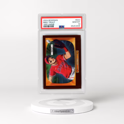 2024 Bowman 1955 Bowman Anime #BA3 Mike Trout (PSA 10 GEM MINT)