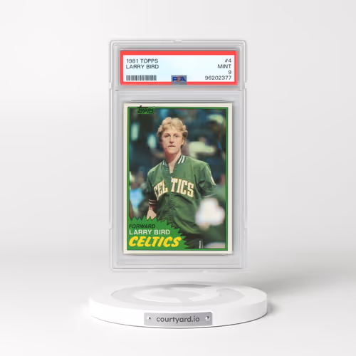 1981 Topps #4 Larry Bird (PSA 9 MINT)
