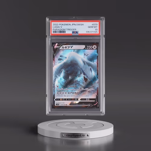 2022 Pokémon Sword & Shield Paradigm Trigger #079 Lugia V - Holo (PSA 10 GEM MINT)