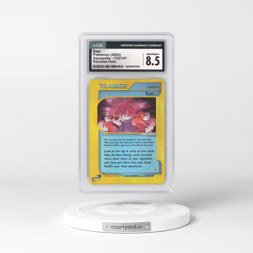 2003 Aquapolis #133 Seer - Holo e-Card Symbol (CGC 8.5 NM-MT+)