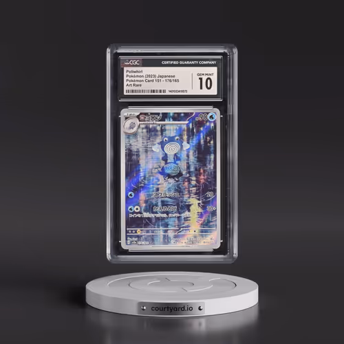 2023 Pokémon Card 151 #176/165 Poliwhirl - Art Rare Holo (CGC 10 GEM MINT)