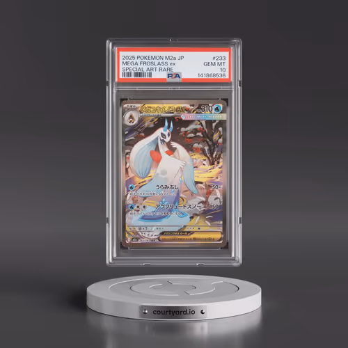 2025 Pokémon M2a-Mega Dream EX #233 Mega Froslass EX - Holo Special Art Rare (PSA 10 GEM MINT)