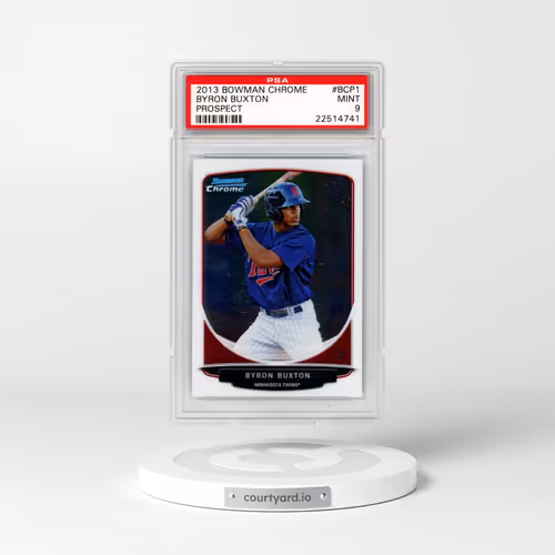 2013 Bowman Chrome Prospect #BCP1 Byron Buxton (PSA 9 MINT)
