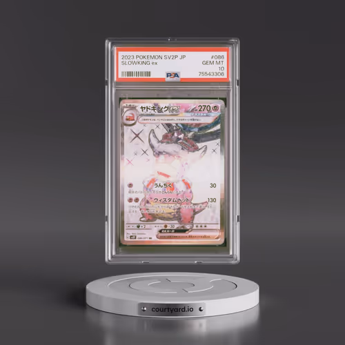 2023 Pokémon Sv2p-Snow Hazard #086 Slowking EX - Holo Super Rare (PSA 10 GEM MINT)
