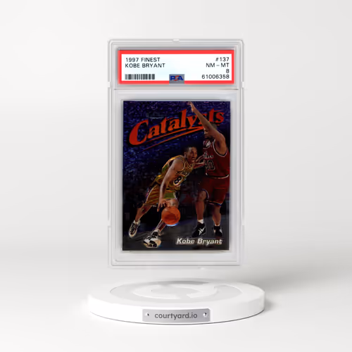 1997 Finest #137 Kobe Bryant (PSA 8 NM-MT)