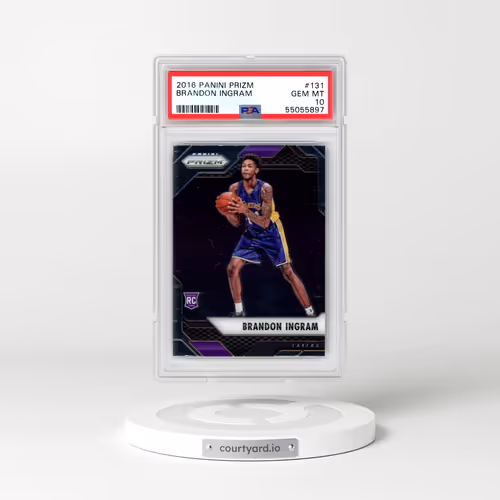 2016 Panini Prizm #131 Brandon Ingram (PSA 10 GEM MINT)