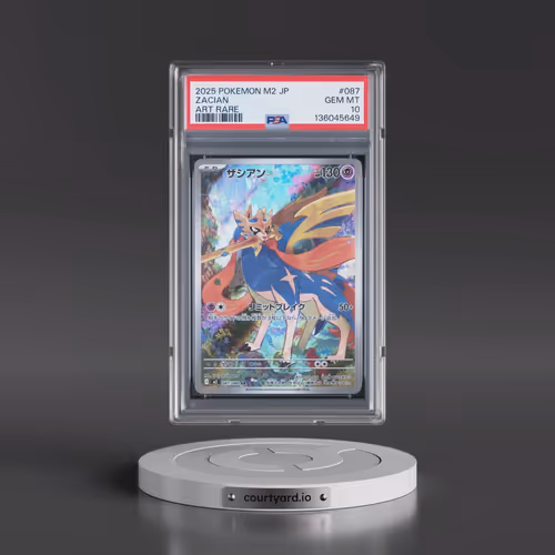 2025 Pokémon M2-Inferno X #087 Zacian - Art Rare (PSA 10 GEM MINT)
