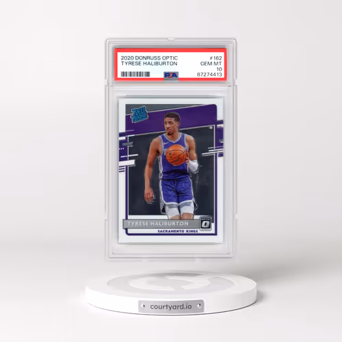 2020 Panini Donruss Optic #162 Tyrese Haliburton (PSA 10 GEM MINT)