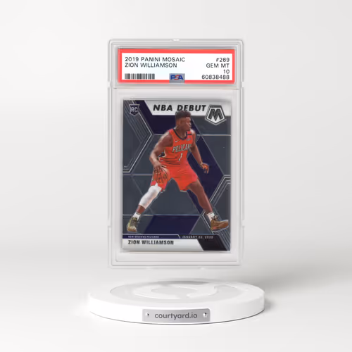 2019 Panini Mosaic #269 Zion Williamson (PSA 10 GEM MINT)