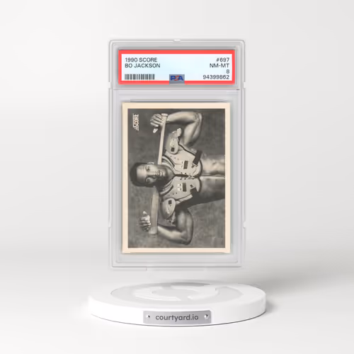 1990 Score #697 Bo Jackson (PSA 8 NM-MT)