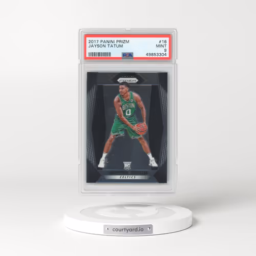 2017 Panini Prizm #16 Jayson Tatum (PSA 9 MINT)