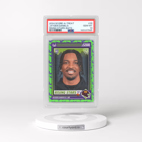 2024 Panini Score-A-Treat Rising Stars #26 Jayden Daniels - Bats (PSA 10 GEM MINT)