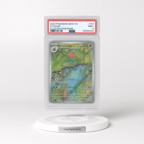 2023 Pokémon Mew EN-151 #167 Ivysaur - Illustration Rare (PSA 9 MINT)