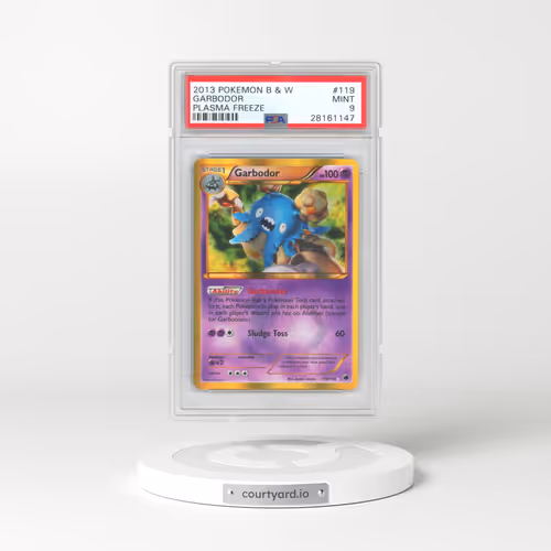 2013 Pokémon Black & White Plasma Freeze #119 Garbodor (PSA 9 MINT)