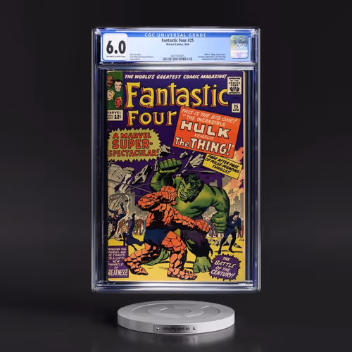 Fantastic Four #25 CGC 6.0 Off-white to White Pages (Marvel Comics, 4/64)