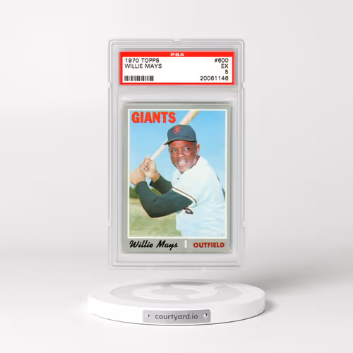 1970 Topps #600 Willie Mays (PSA 5 EX)