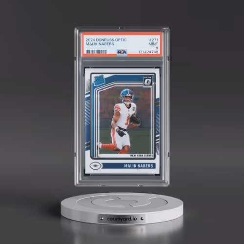 2024 Panini Donruss Optic #271 Malik Nabers (PSA 9 MINT)