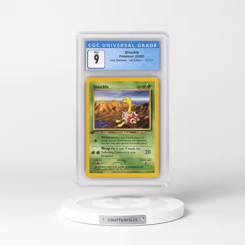 2000 Neo Genesis #72/111 Shuckle - 1st Edition (CGC 9 MINT)