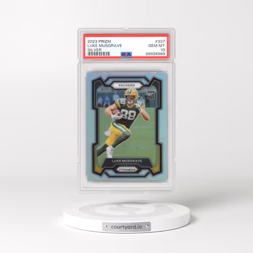2023 Panini Prizm #337 Luke Musgrave - Silver Prizm (PSA 10 GEM MINT)
