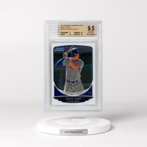 2013 Bowman Chrome Draft Picks & Prospects #BDPP19 Aaron Judge (BGS 9.5 GEM MINT)