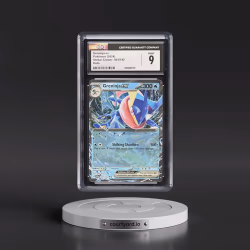 2024 Pokémon Scr EN-Stellar Crown #041 Greninja EX - Holo (CGC 9 MINT)