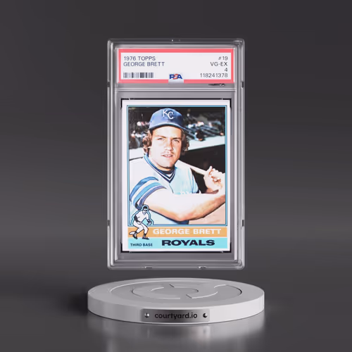 1976 Topps #19 George Brett (PSA 4 VG-EX)