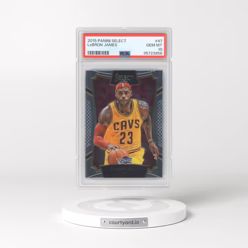 2015 Panini Select #47 LeBron James (PSA 10 GEM MINT)