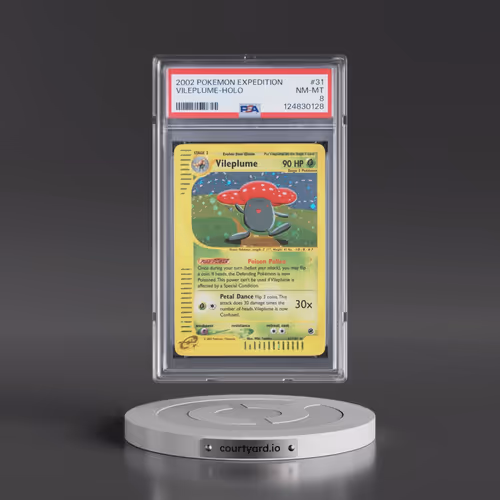 2002 Pokémon Expedition #31 Vileplume - Holo (PSA 8 NM-MT)