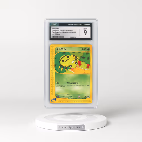 2002 The Town on No Map #006/092 Spinarak - 1st Edition (CGC 9 MINT)