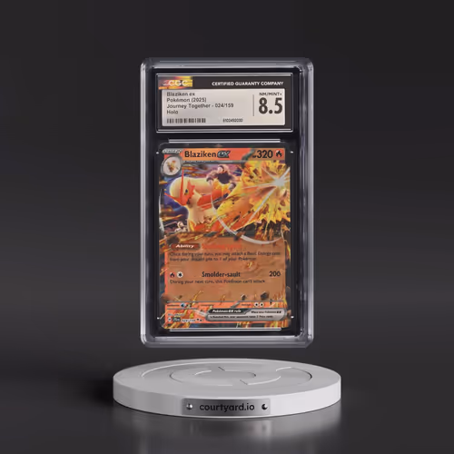2025 Pokémon Jtg EN-Journey Together #024 Blaziken EX - Holo (CGC 8.5 NM-MT+)