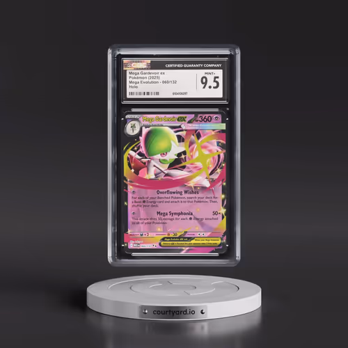 2025 Pokémon Meg EN-Mega Evolution #060 Mega Gardevoir EX - Holo (CGC 9.5 MINT+)
