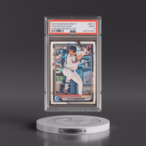 2024 Bowman Draft #BDC1 Travis Bazzana - Chrome-Refractor (PSA 9 MINT)